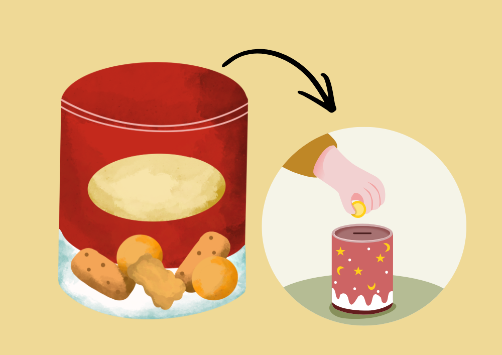 Dari Kaleng Kue Lebaran Menjadi Celengan: Kreativitas Sederhana yang Penuh Manfaat
